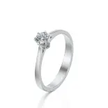 Pierścionek zaręczynowy z brylantem